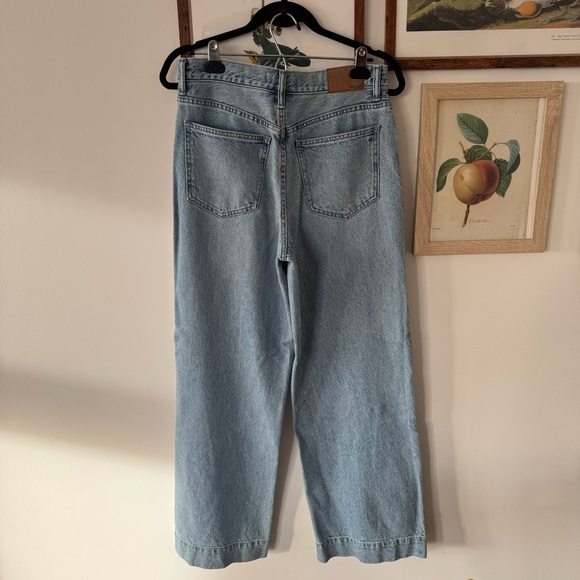EUC Madewell Super Wide Leg Jean 27" - Picture 2 of 3